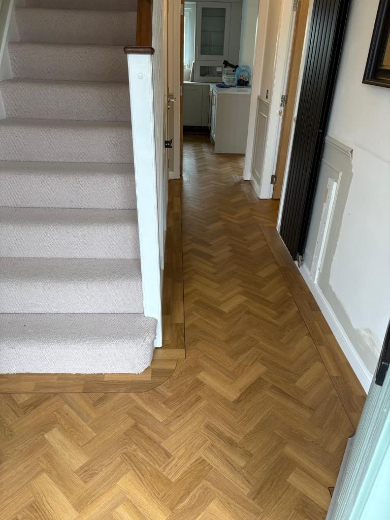 Commercial contract vinyl flooring installation — Parfait Flooring, Glasgow