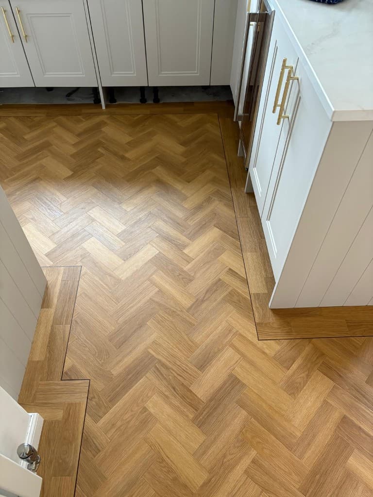 Commercial contract vinyl flooring installation — Parfait Flooring, Glasgow