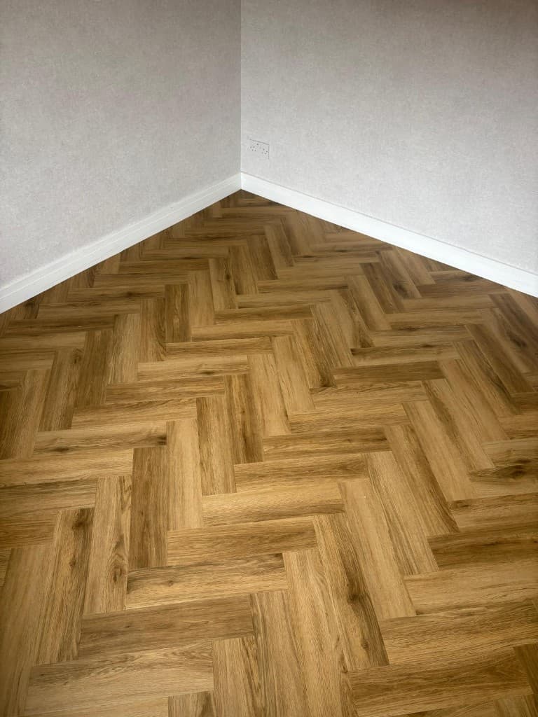 Commercial contract vinyl flooring installation — Parfait Flooring, Glasgow
