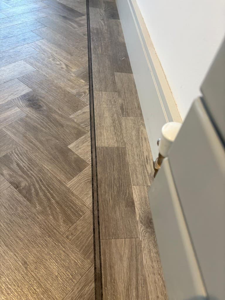 Commercial contract vinyl flooring installation — Parfait Flooring, Glasgow