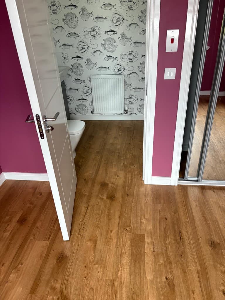 Commercial contract vinyl flooring installation — Parfait Flooring, Glasgow