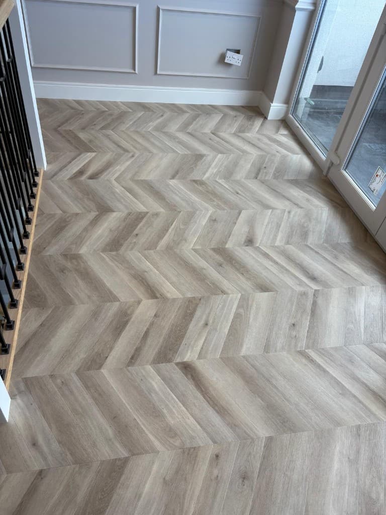 Commercial contract vinyl flooring installation — Parfait Flooring, Glasgow