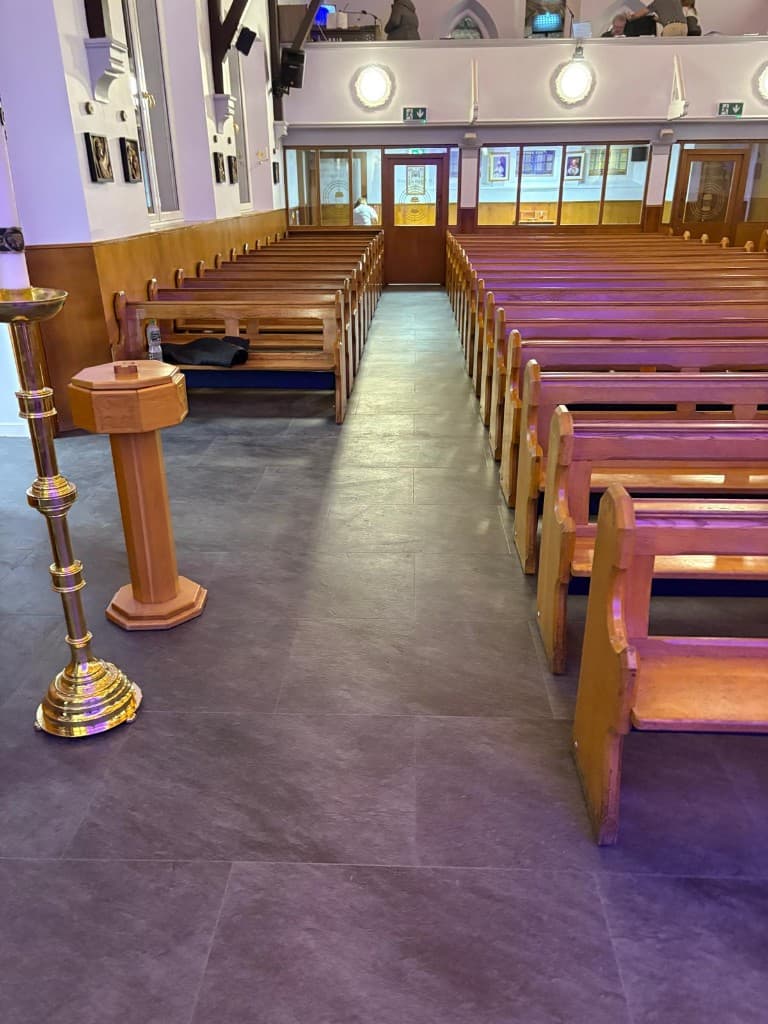 Commercial contract vinyl flooring installation — Parfait Flooring, Glasgow